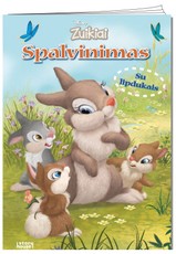 Zuikiai. Spalvinimas su lipdukais