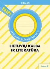 Sąsiuvinis rašymo praktikai 1 klasei, (pagal 2022 m. BUP). Serija TAIP!