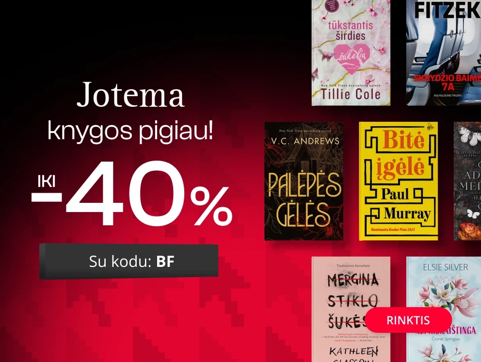 Leidyklos JOTEMA knygoms iki -40% extra nuolaidos!