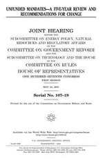 Unfunded mandates--a five-year review and recommendations for change