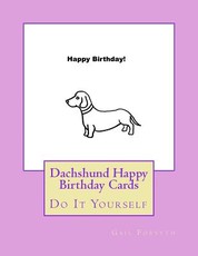 Dachshund Happy Birthday Cards