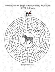 Workbook for English Handwriting Practice - Upper & Lower