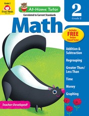 At-Home Tutor: Math, Grade 2 Workbook