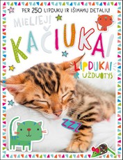 Mielieji kačiukai. Lipdukai ir užduotys