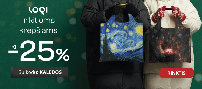 LOQI ir kitiems krepšiams - extra nuolaidos iki -25%