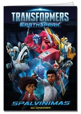 Transformeriai. Spalvinimas su lipdukais