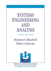 Systems Engineering and Analysis