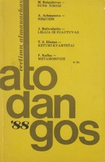Atodangos '88. Vertimų almanachas Atodangos '88. Vertimų almanachas