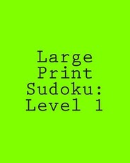 Large Print Sudoku