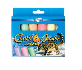 Kreida spalvota Jumbo 6vnt. Centrum