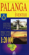 Palanga. Šventoji. Miesto planas. M 1:20 000