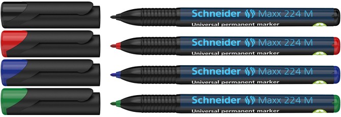 Žymeklių permanentinių rinkinys MAXX 224 M 4vnt