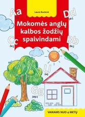 Mokomės anglų kalbos žodžių spalvindami