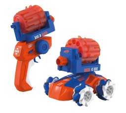 Nerf šaudymo automobilis RC 2,4GHz