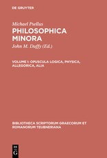 Philosophica Minora, Vol. I