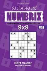 Sudoku - 200 Medium to Master Puzzles 9x9(Volume 18)