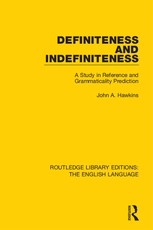 Hawkins, J: Definiteness and Indefiniteness