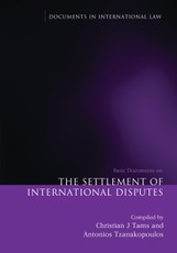 The Settlement of International Disputes