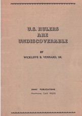 U.S. Rulers Are Undiscoverable