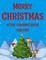 Merry christmas active coloring book for kids.