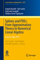 Splines and Pdes: From Approximation Theory to Numerical Linear Algebra