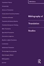 Bibliography of Translation Studies: 2000