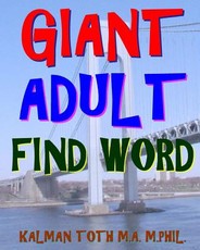 Giant Adult Find Word