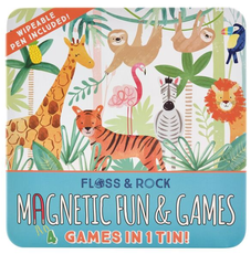 Magnetinis žaidimas FLOSS&ROCK „Džiunglės“, 4 in 1