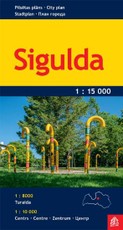 Sigulda miesto žemėlapis 1 : 15 000