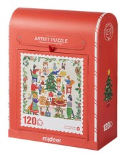 Dėlionė pašto dėžutėje „Kalėdų vakaras“