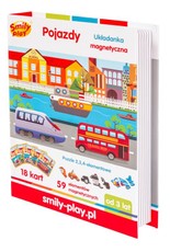 Magnetinė dėlionė „Transporto priemonės“