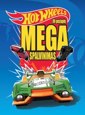 Hot Wheels. Greiti ratai. Mega spalvinimas