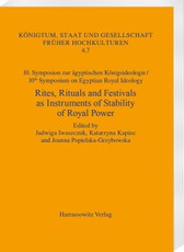 Rites, Rituals and Festivals as Instruments of Stability of Royal Power