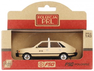 PRL laikų FSO Polonez – smėlio spalvos automobilis