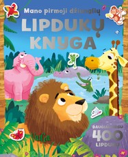 Mano pirmoji džiunglių lipdukų knyga