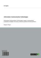 Information Communication Technologies