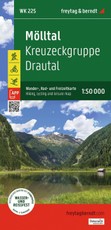 freytag & berndt Wanderkarte WK 225 Mölltal, Kreuzeckgruppe - Drautal 1:50.000