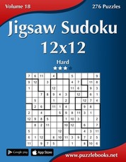 Jigsaw Sudoku 12x12 - Hard - Volume 18 - 276 Puzzles