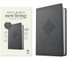 NLT Large Print Premium Value Thinline Bible, Filament Enabled (Leatherlike, Crossroads Gray)