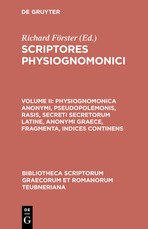 Scriptores Physiognomonici, Vol. II