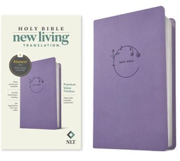 NLT Premium Value Thinline Bible, Filament Enabled (Leatherlike, Valley Lilies Lavender)