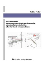 Microemulsions as compartmentalised reaction media: structural characterisation of water-in-oil microemulsions
