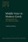 Middle Voice in Modern Greek