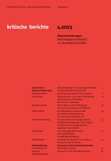 Kritische Berichte: Zeitschrift für Kunst-