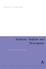 Syntactic Analysis and Description