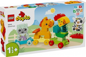 LEGO DUPLO blokeliai – Gyvūnų traukinys (10412)