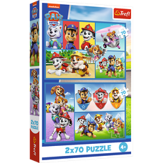 TREFL PAW PATROL Dėlionių rinkinys, 2 x 70 det.