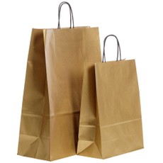 Pop.maišelis Twist 240x110x310 auksinis