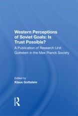 Western Perceptions Of Soviet Goals