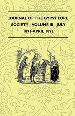 Journal of the Gypsy Lore Society - Volume III - July 1891-April 1892